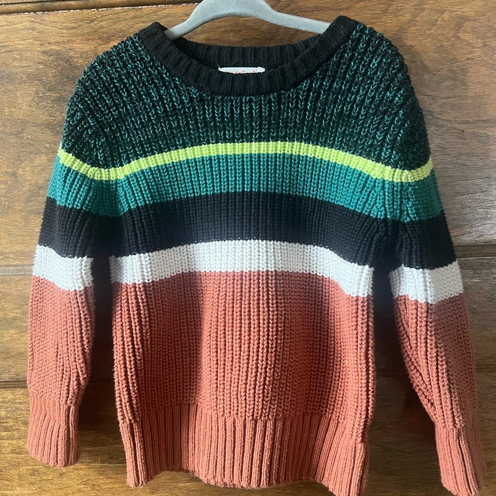 Cat & Jack Multicolor Striped Sweater (2T)